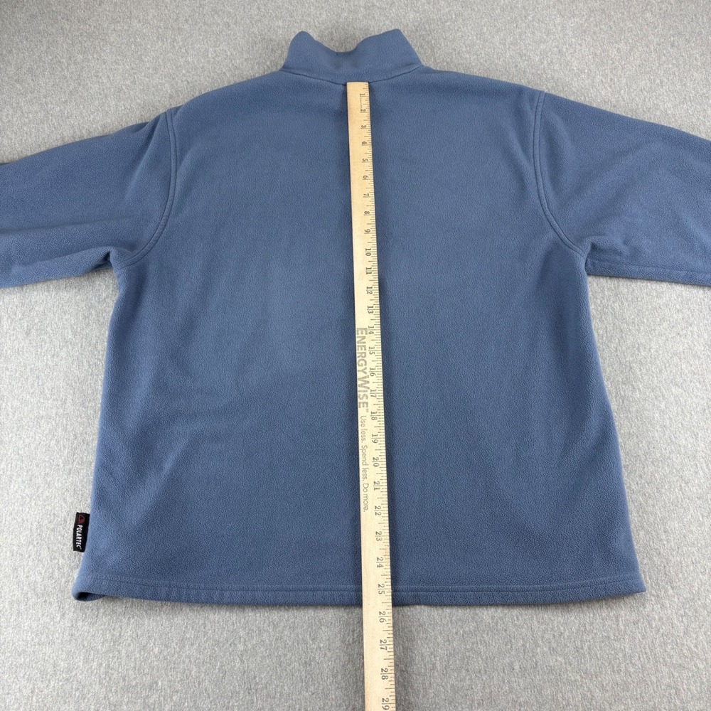 L.L.Bean Fleece Pullover Mens L Polartec Quarter Zip Blue Long‎ Sleeve Casual - Picture 5 of 12